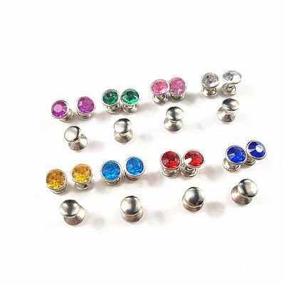 المواد المعدنية المختلفة النحاسية شعار المواد المعدنية للملابس 15mm/25mm